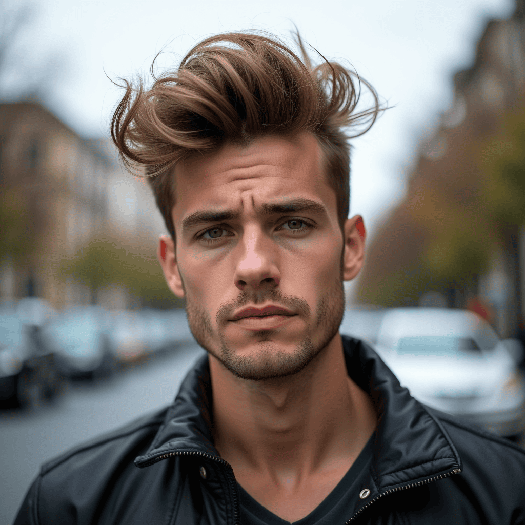 Messy Pompadour