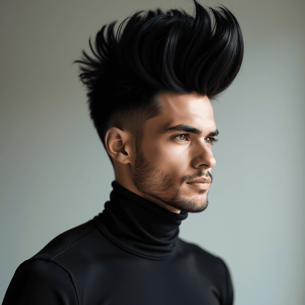 Extra-High Pompadour