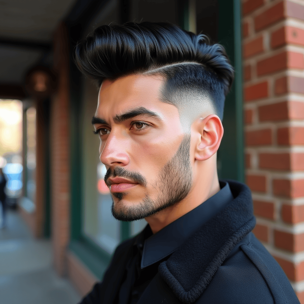 Modern Rockabilly Pompadour