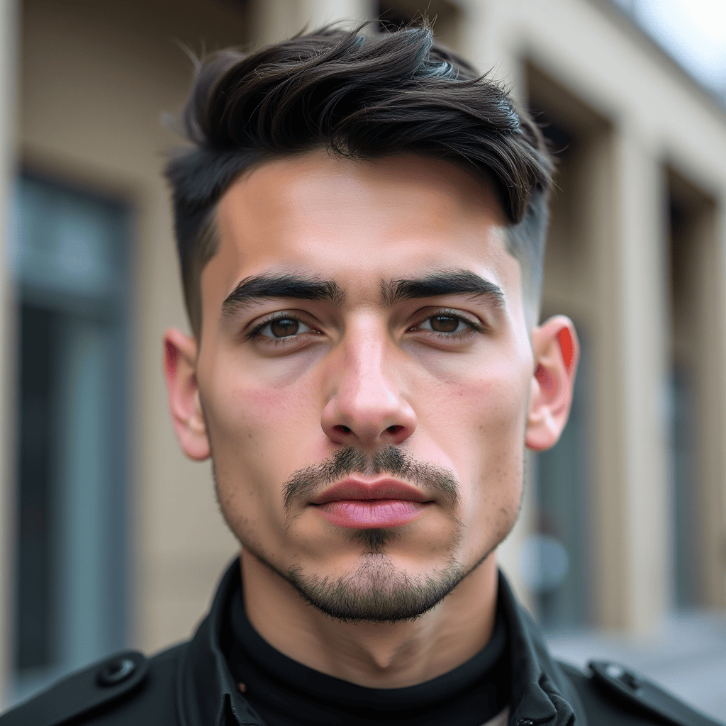 Military-Inspired Crew Cut