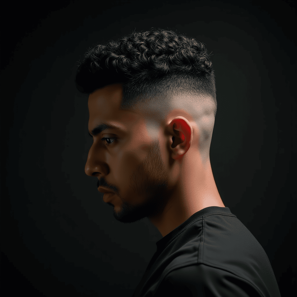 High Fade Crew Cut
