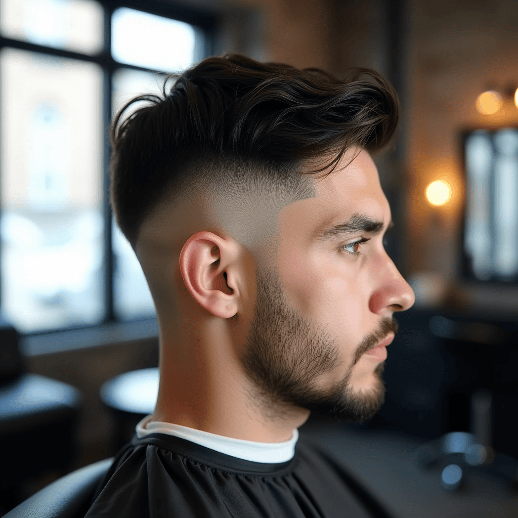 Drop Fade Crew Cut