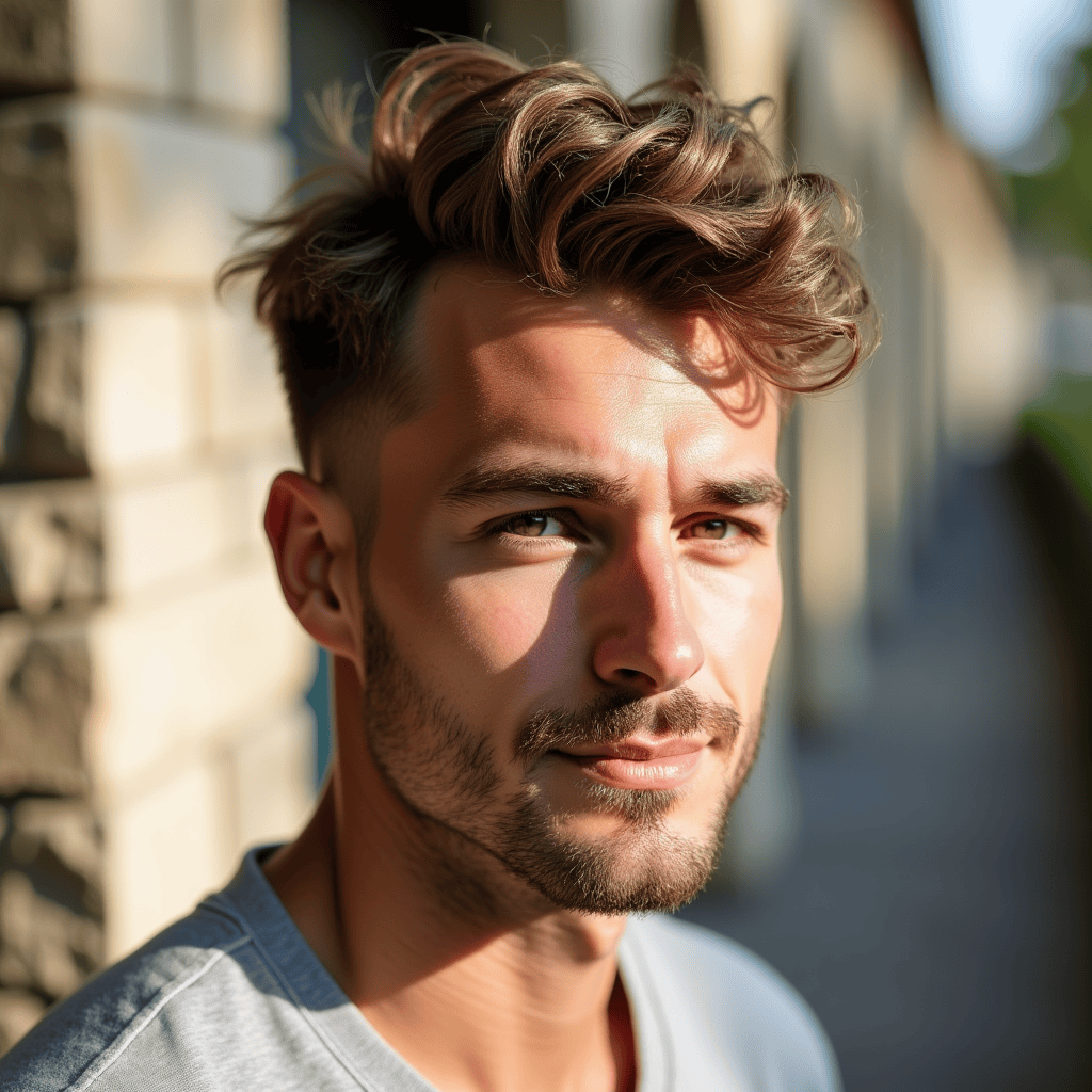 Wavy Crew Cut