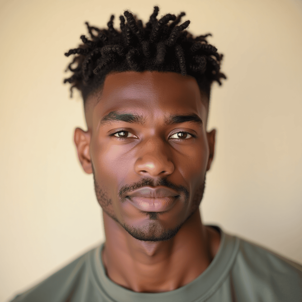 Curly Crew Cut