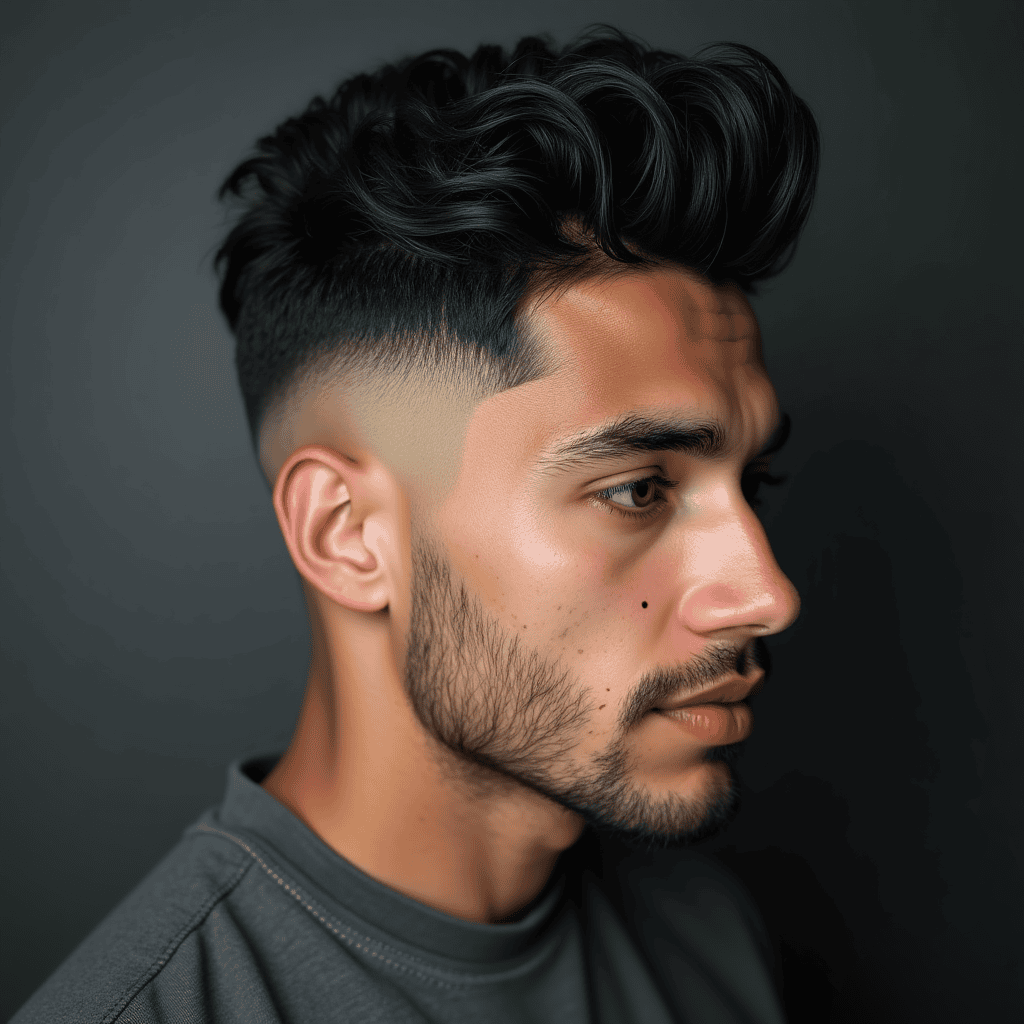 High-Fade Comb Over