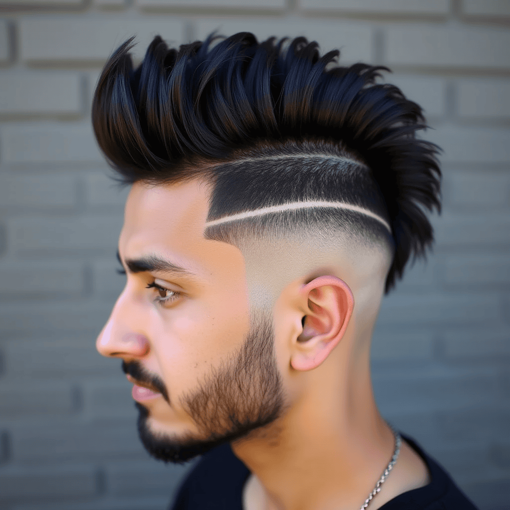 Burst Fade Mohawk