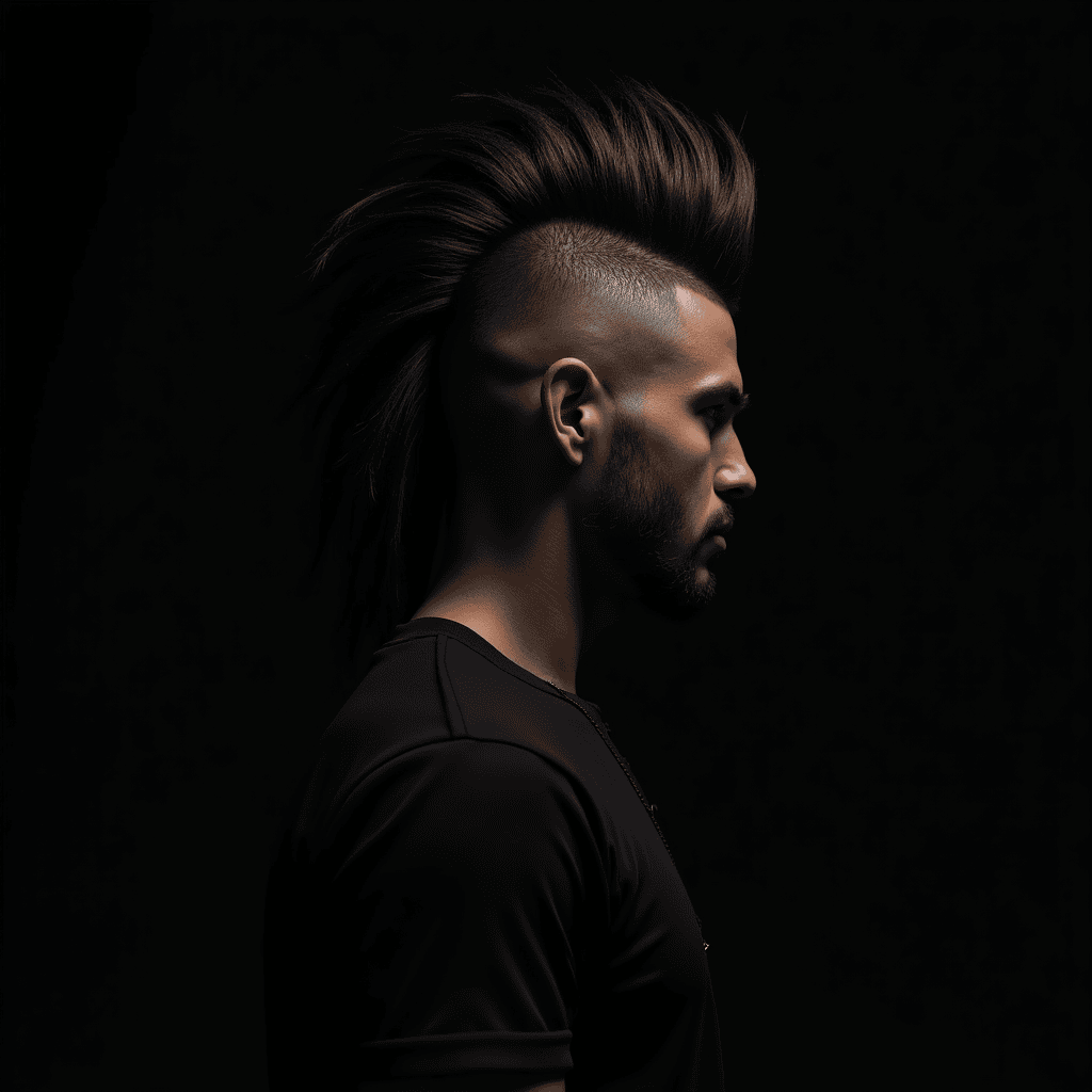  Long Spiked Mohawk