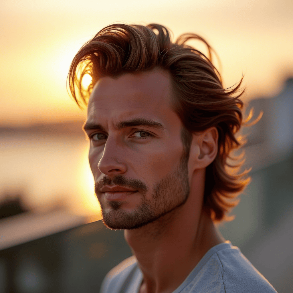 Long Swept Comb Over