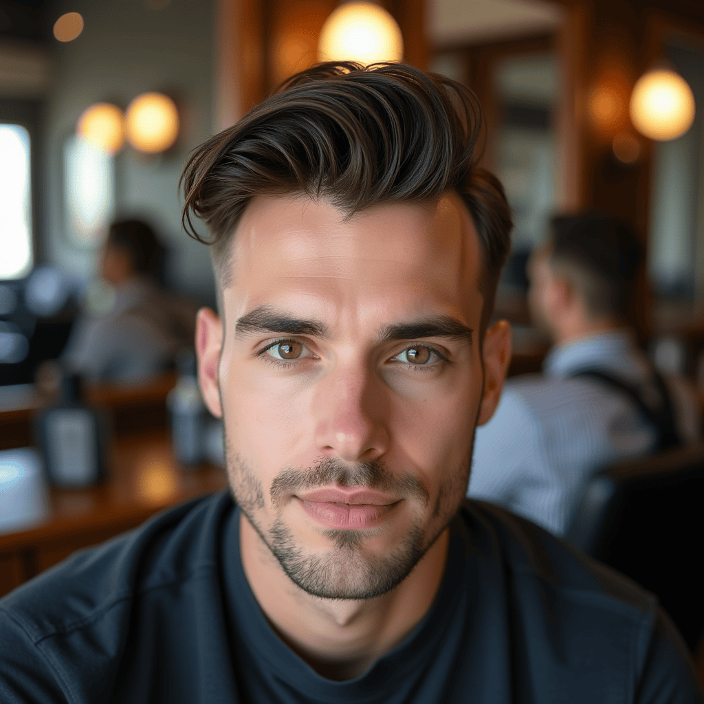 Classic Tapered Side Part