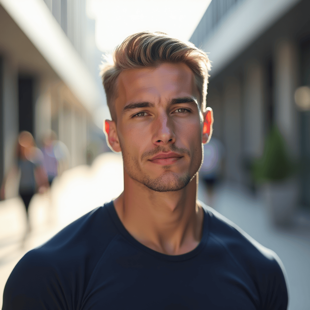 Side Part Crew Cut