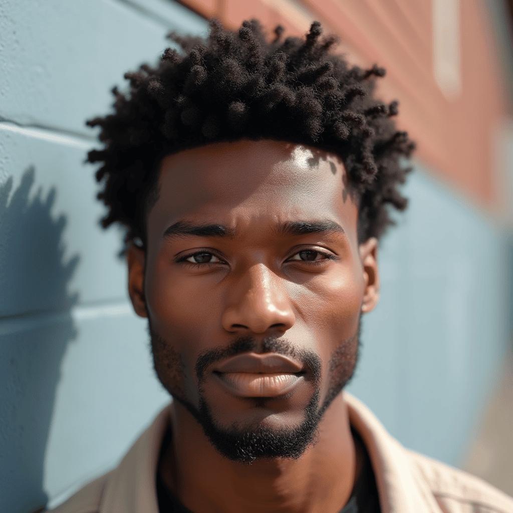 Short Cropped Afro