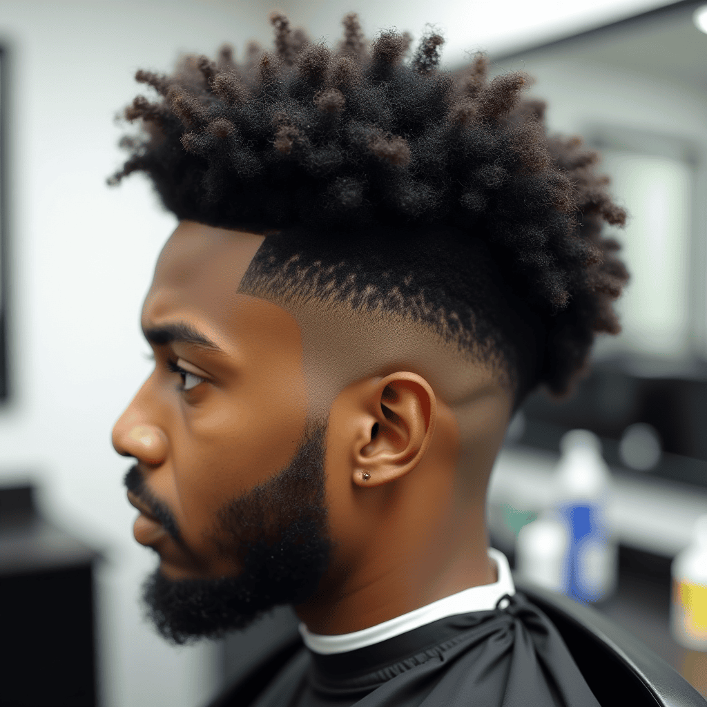 Skin-Fade Afro