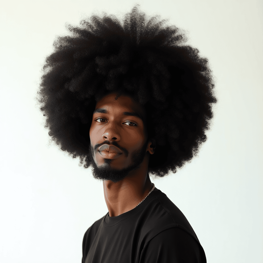 Extra-Large Rounded Afro