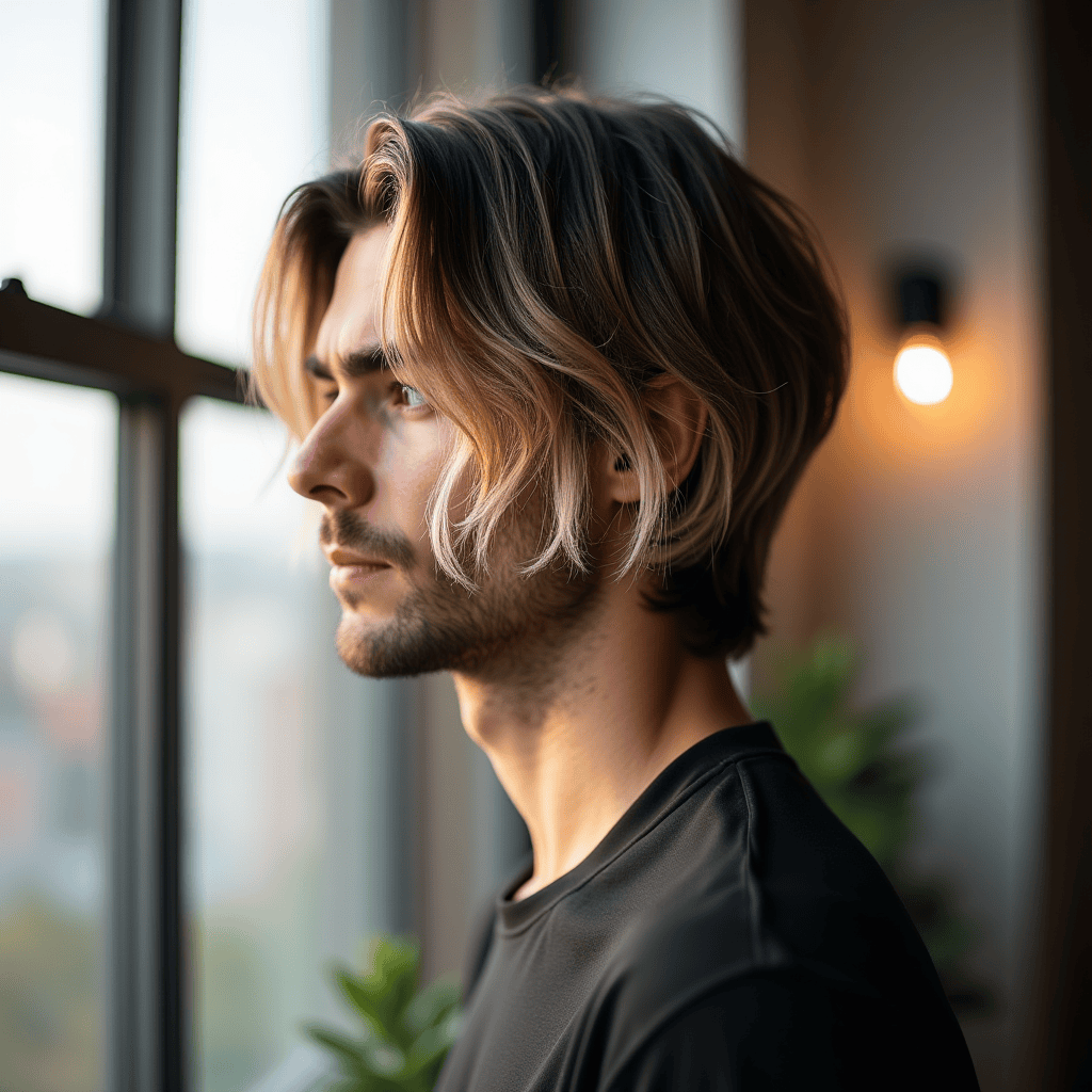 Collar-Length Bro Flow With Face-Framing Layers
