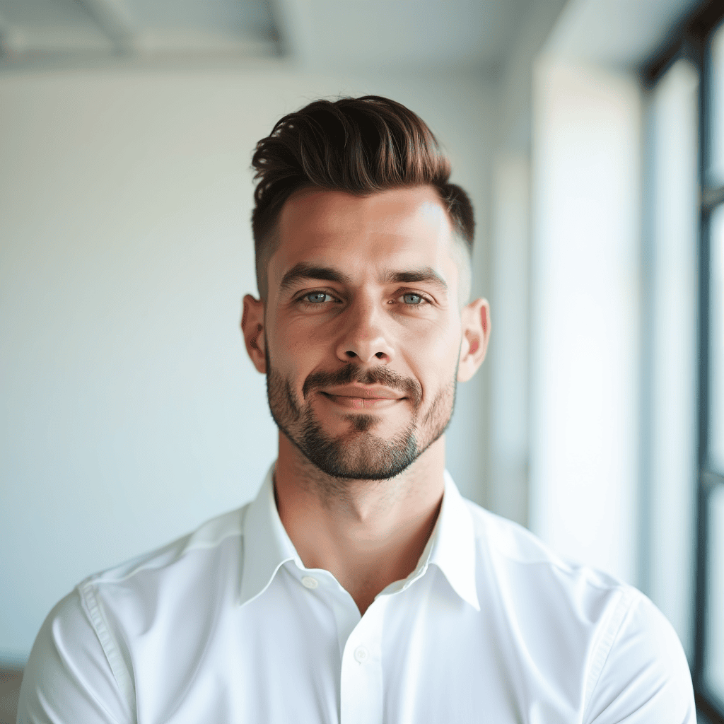 Low-Fade Faux Hawk