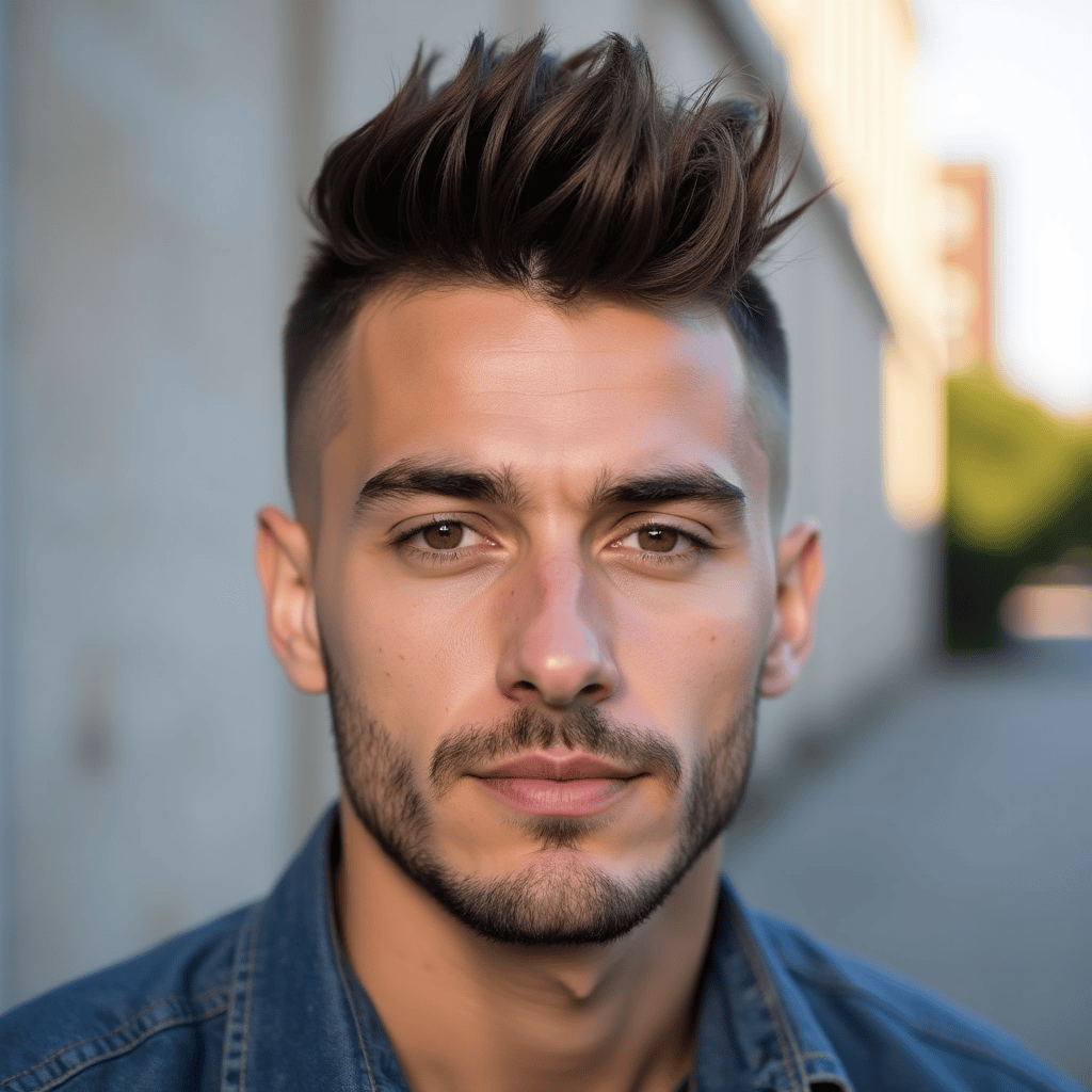 Short Spiky Faux Hawk