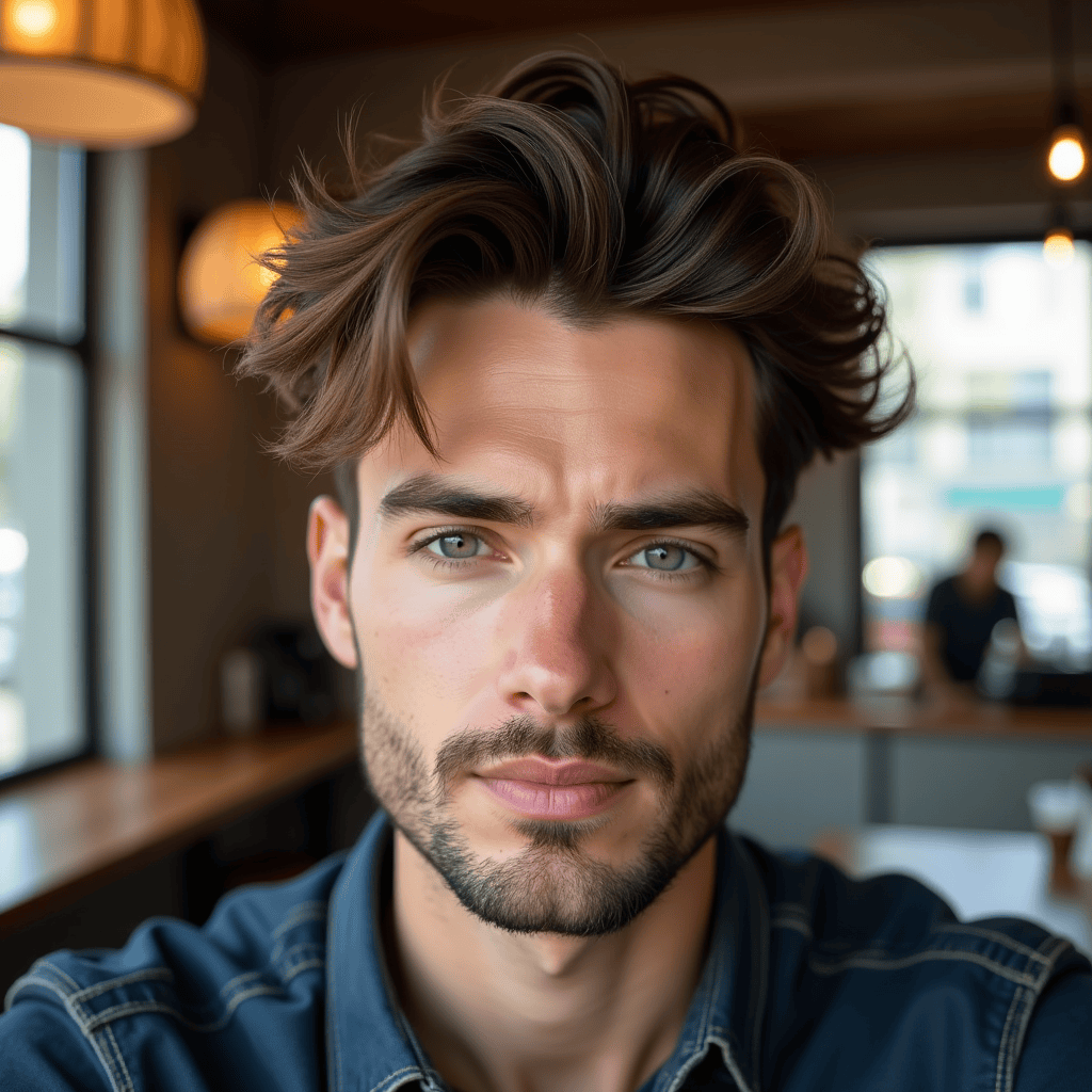 Wavy Faux Hawk