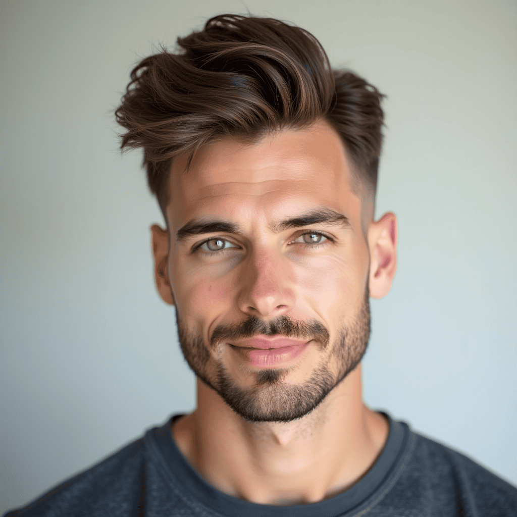 Mid-Fade Faux Hawk
