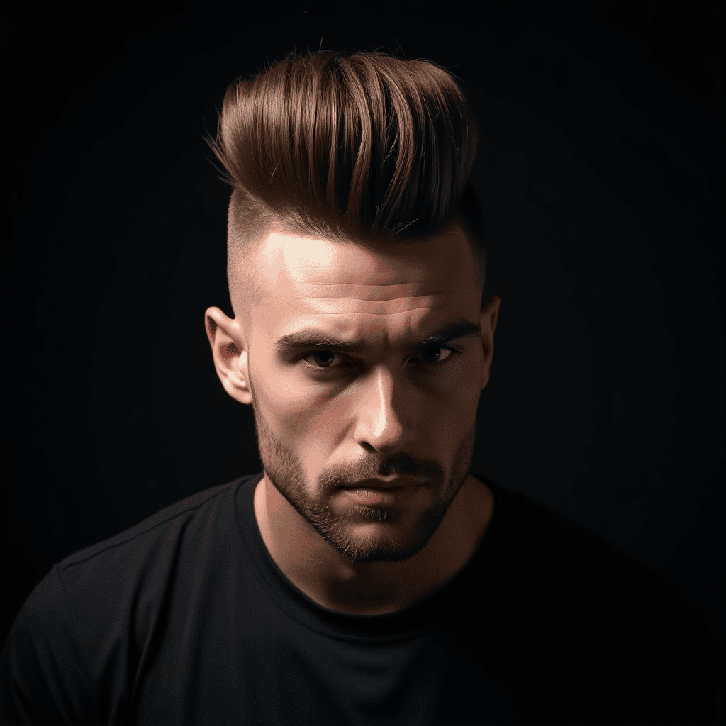Dramatic Tall Faux Hawk