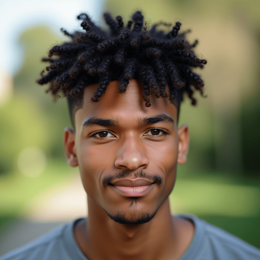 Curly Flat Top