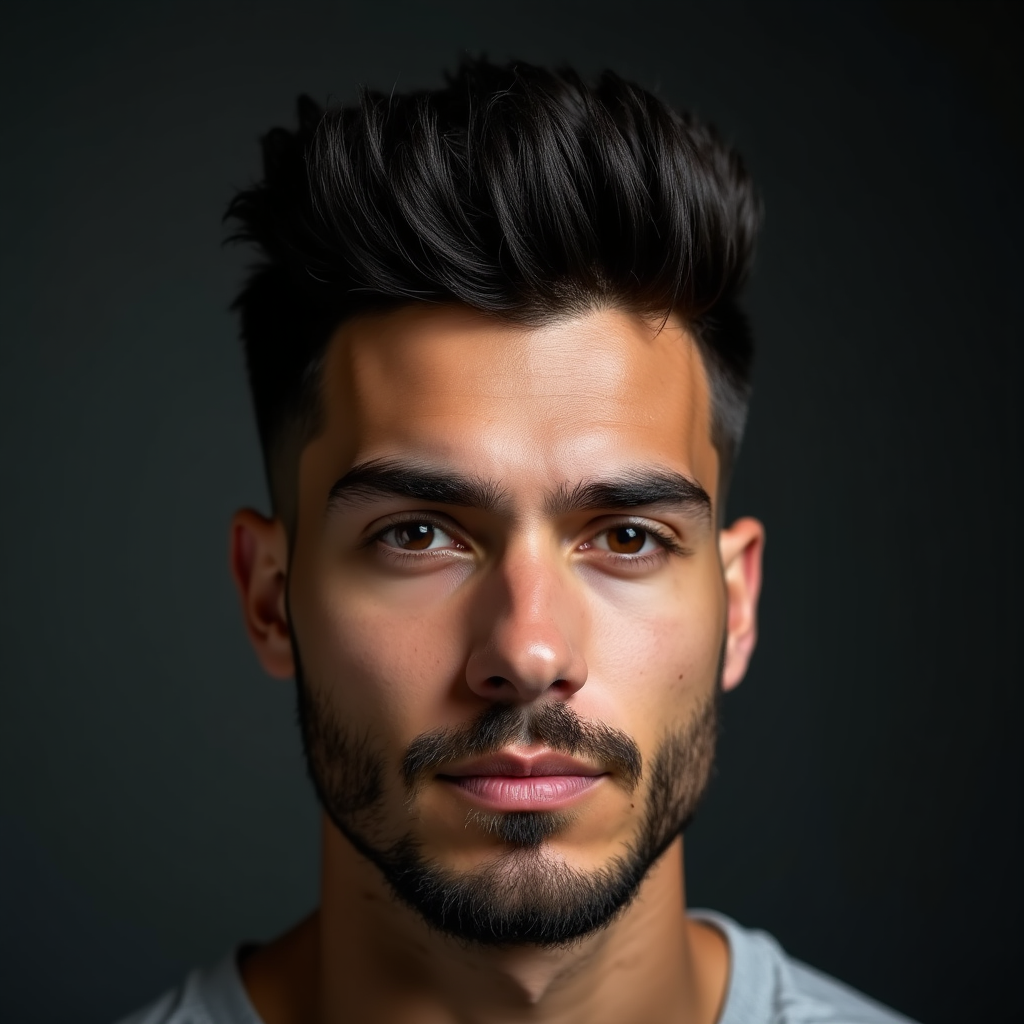 Coarse-Hair Flat Top