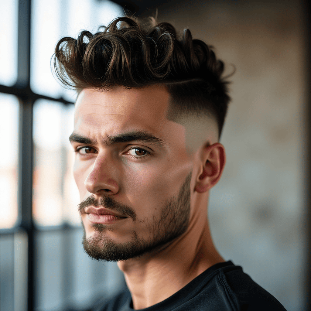High and Tight with Short Curls