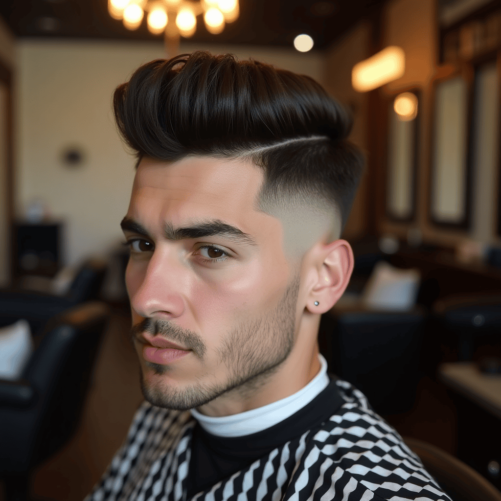 High and Tight Pompadour