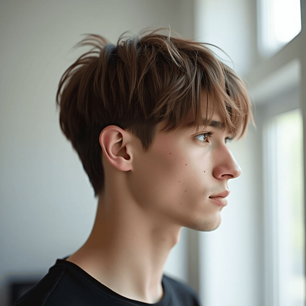Feathered Bowl Cut