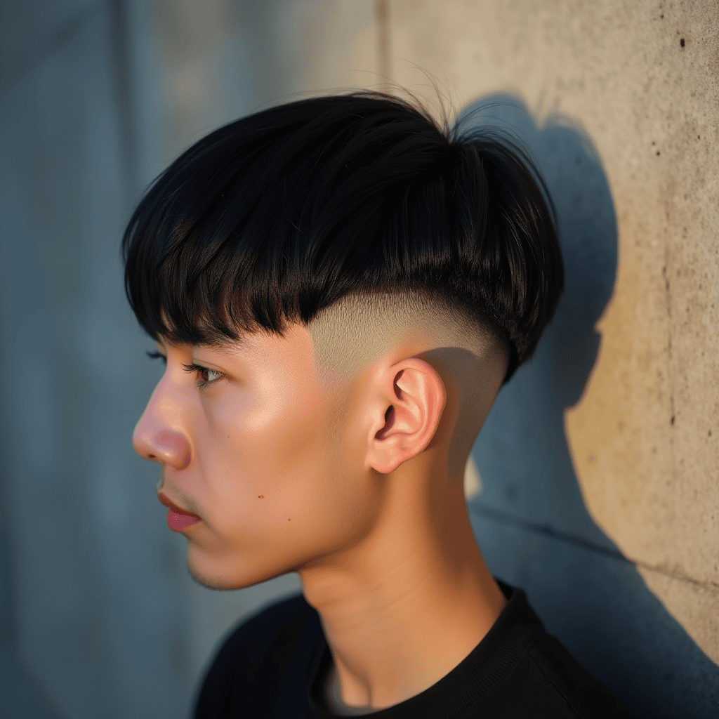 High Fade Bowl Cut