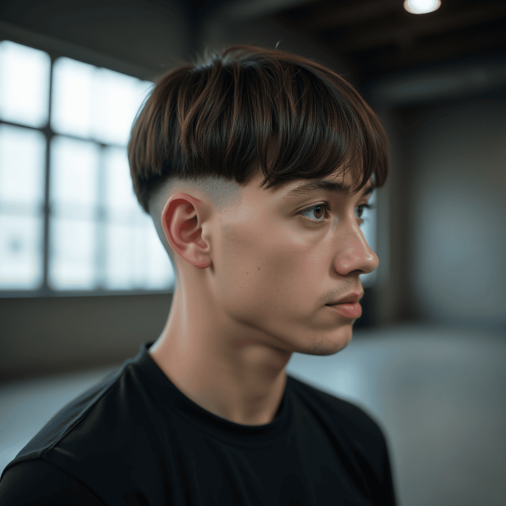 Undercut Bowl Cut