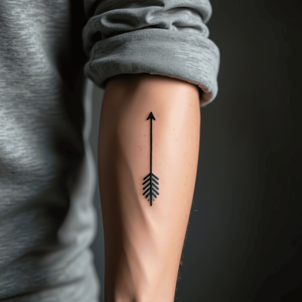 Small Arrow Tattoo