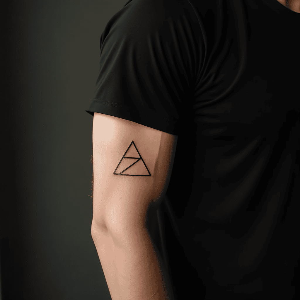Minimal Triangle Tattoo