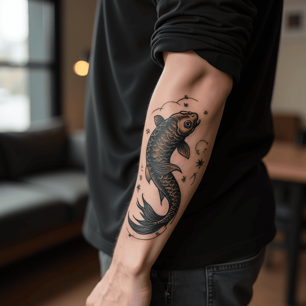Japanese Koi Fish Cover-Up