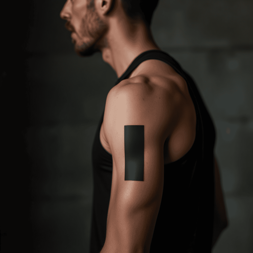 Negative-Space Black Bar