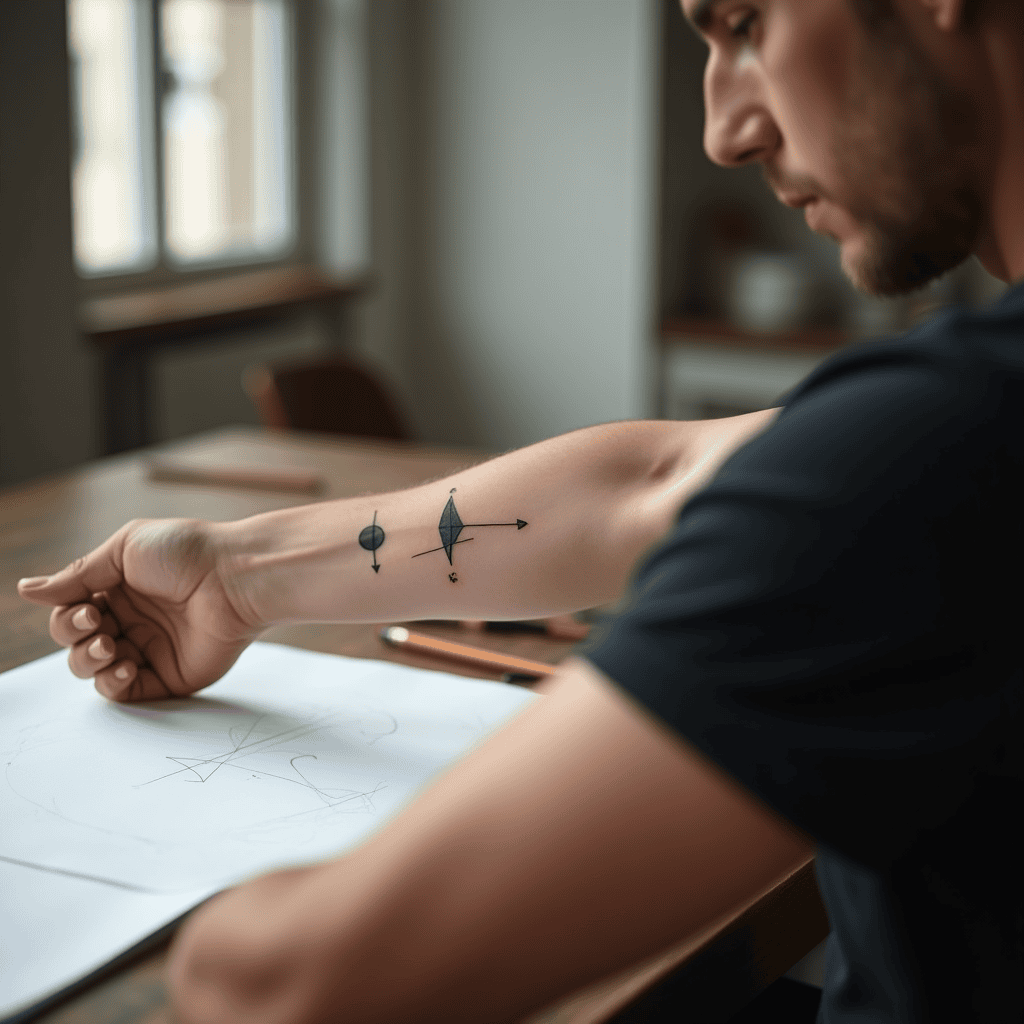 Geometric Forearm Composition