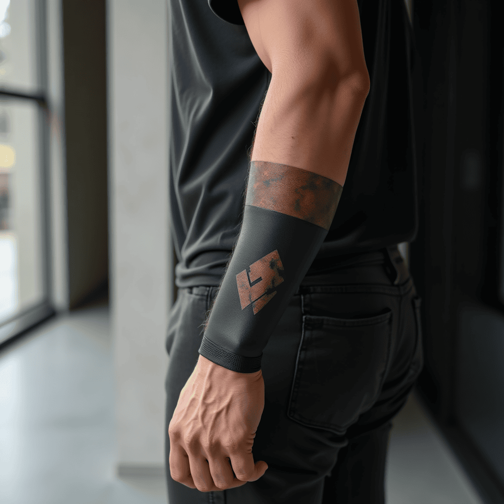 Blackout With Negative-Space Pattern
