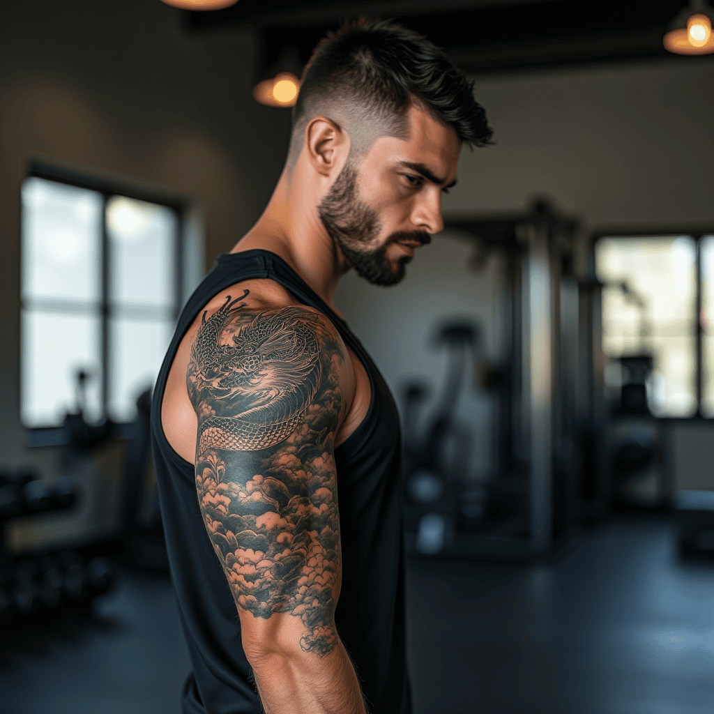 Shoulder-to-Bicep Dragon