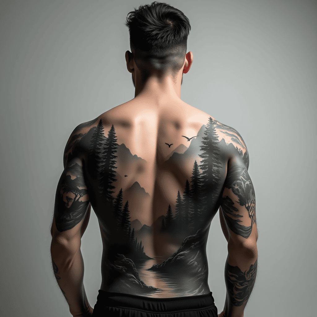 Full Back Landscape Cover-Up