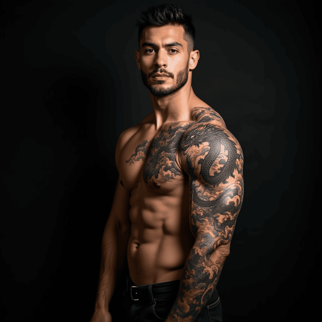  Japanese Dragon Tattoo