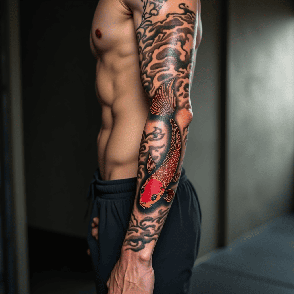  Koi Fish Tattoo