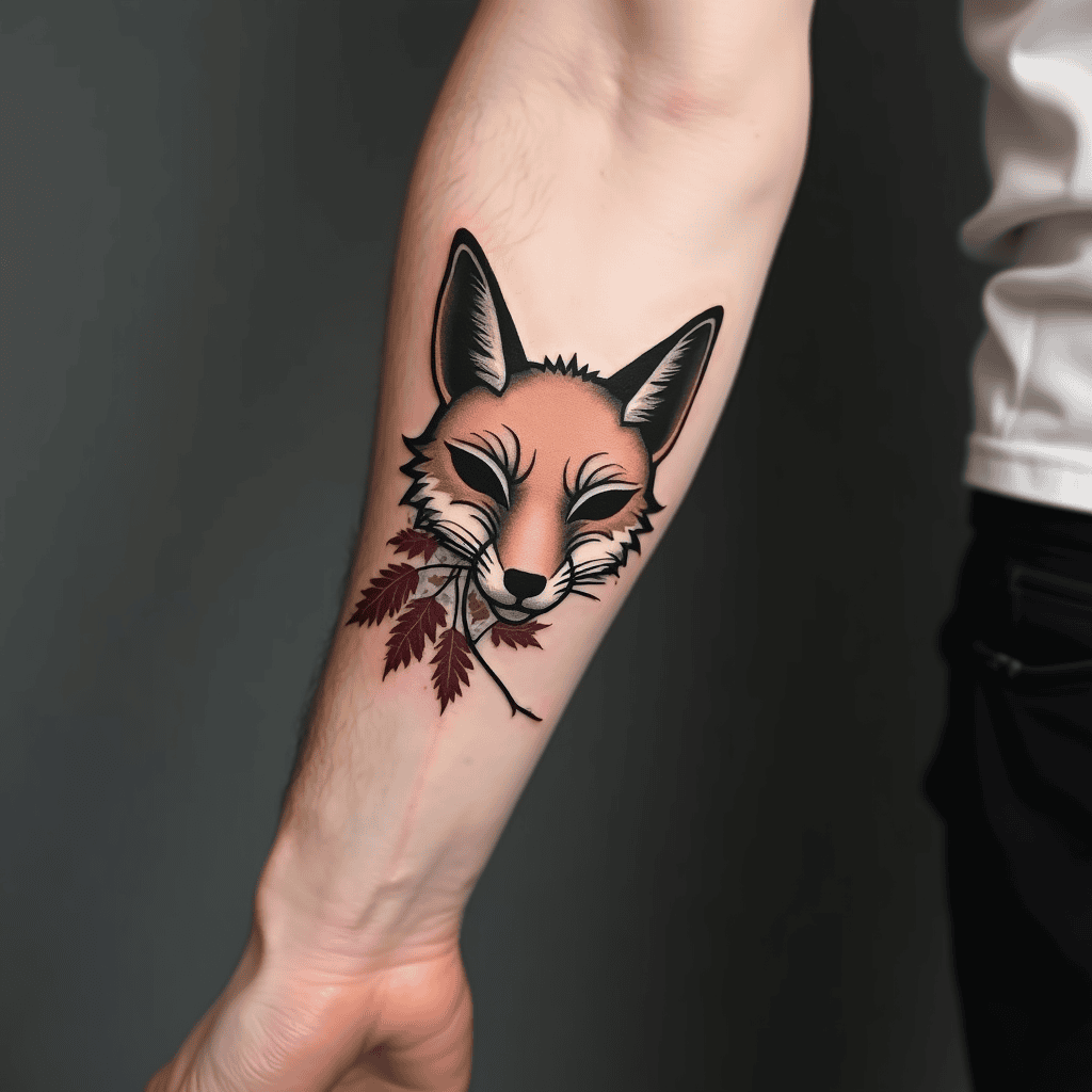  Kitsune Mask Tattoo