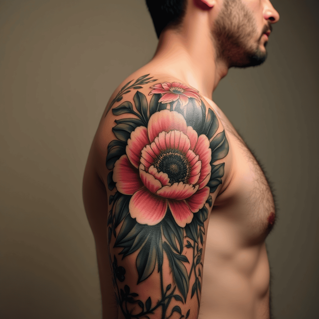  Peony Tattoo