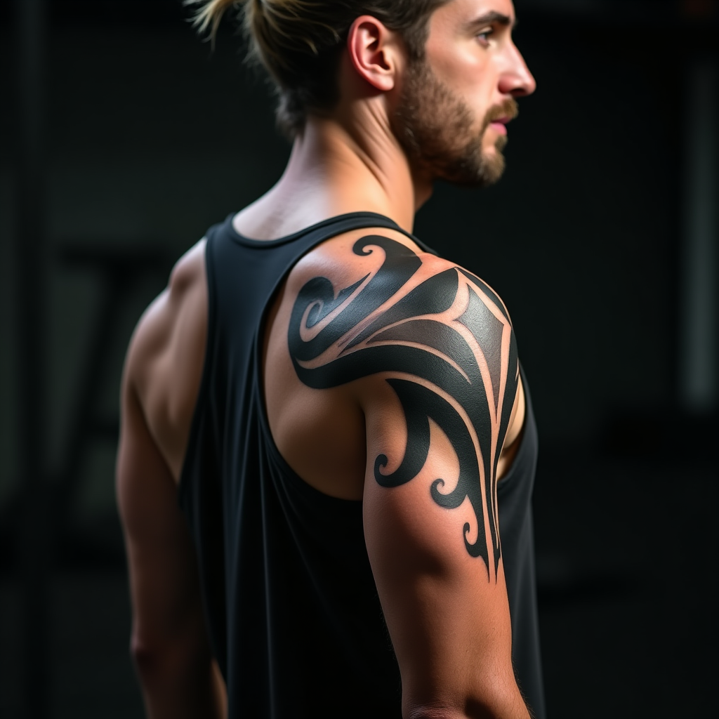 Tribal-Inspired Modern Blackwork