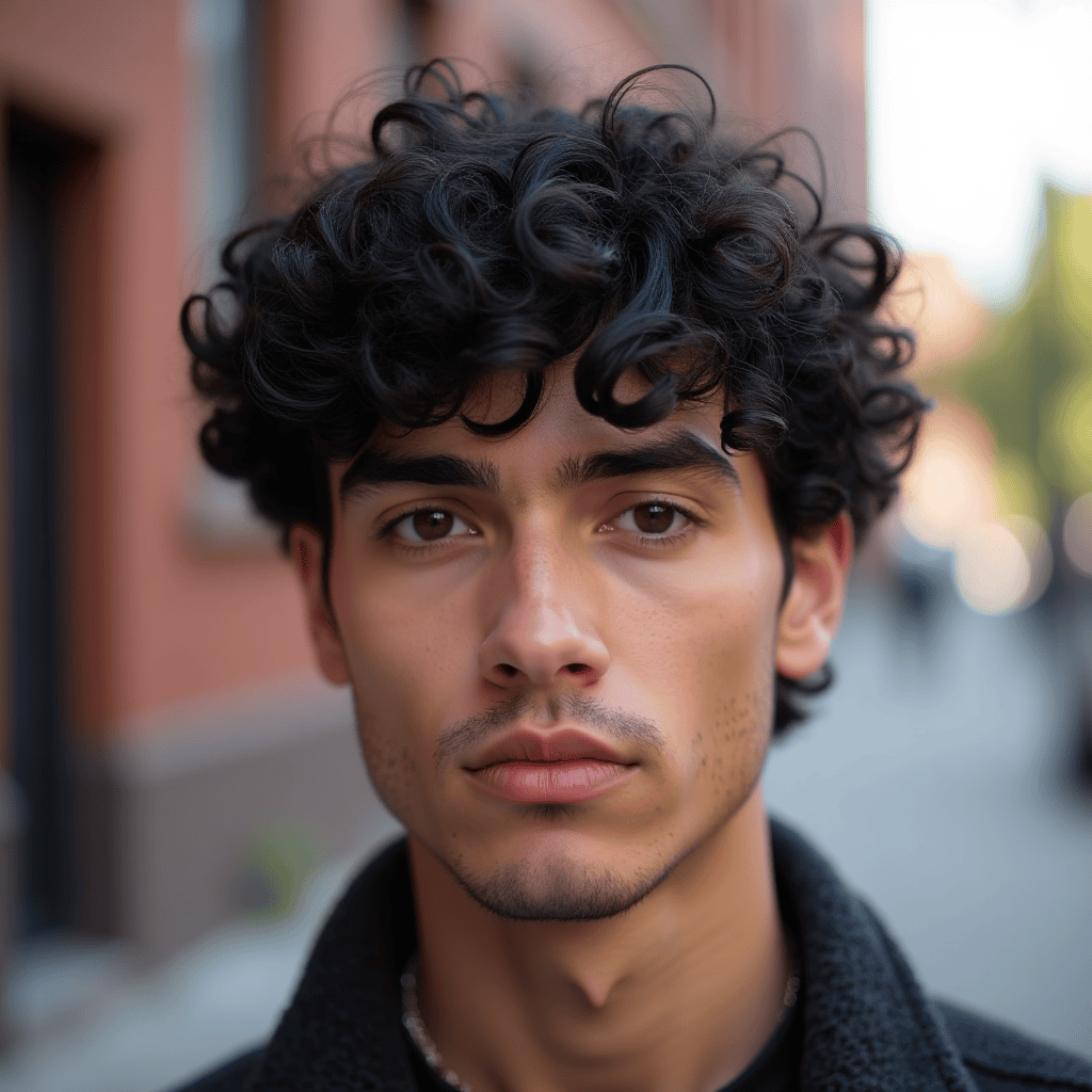 Curly Shag with Fringe