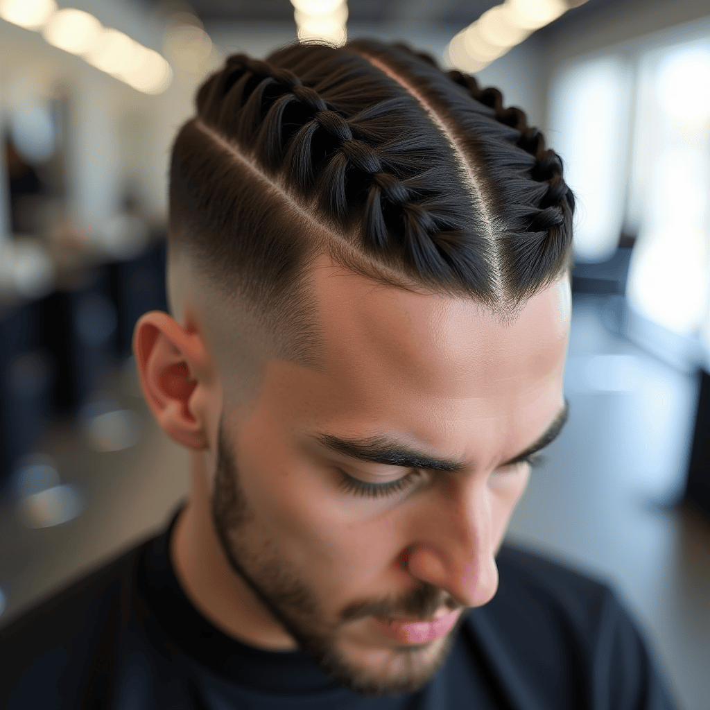 Beaded Accent Two-Strand Twists
