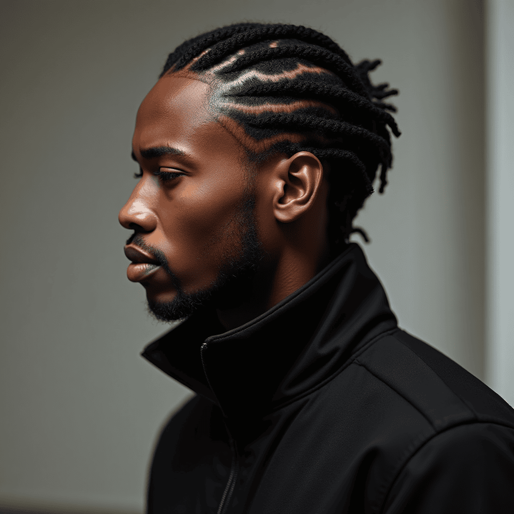 Mixed Geometric Cornrows