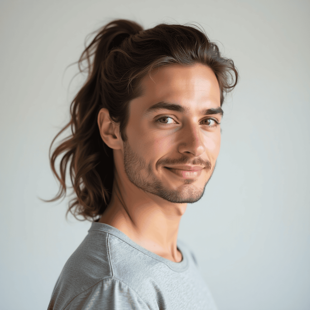 Half-Up Ponytail