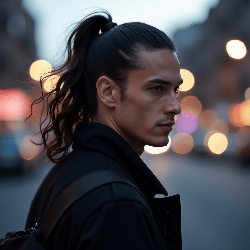 High Ponytail With Loose Front Strands