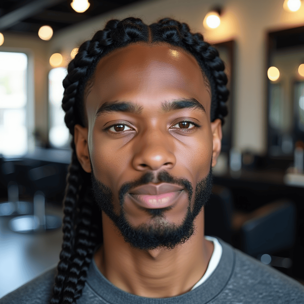 Classic Mid-Length Box Braids