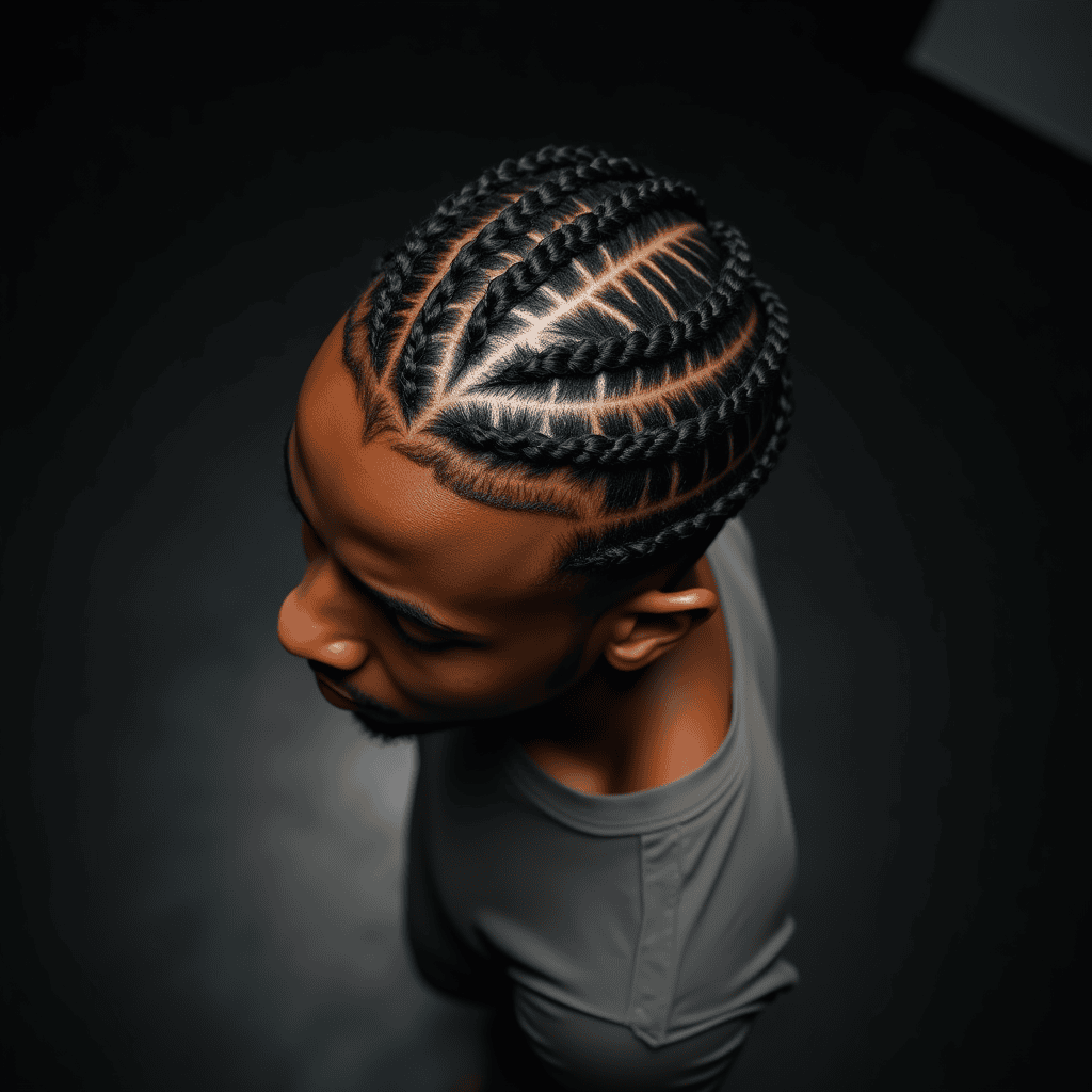 Zigzag-Part Box Braids